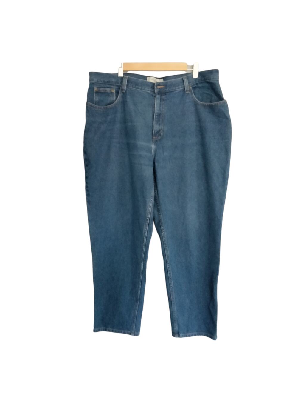 Vintage LL Bean Sz 18W 'Double L' Relaxed Fit Mom Jeans High Rise Rigid Denim